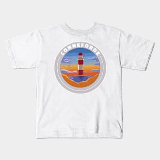 Conneforde Amber Lake Lighthouse Fan Kids T-Shirt